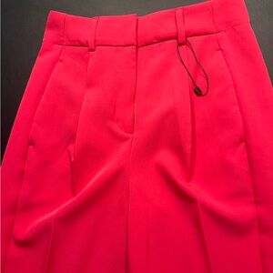 EXPRESS Editor high waist ankle pants in gorgeous Hot Pink.